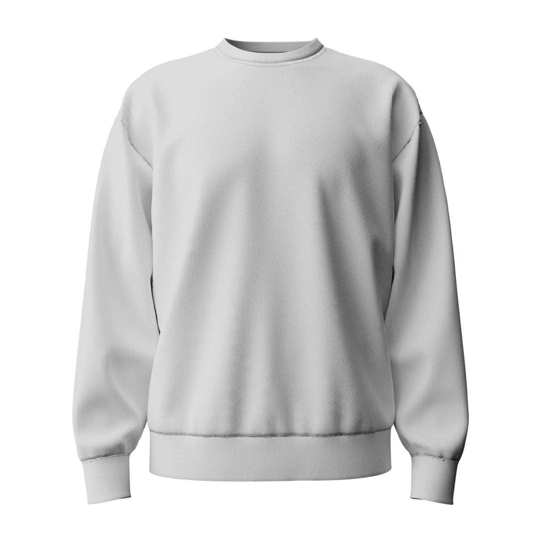 Cotton Sweatshirt 3D mockup, blank